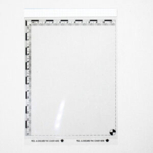 Folia pozytywowa z podkładką kontrastową przezroczystą i ze skalą, 13x18cm/25 szt.