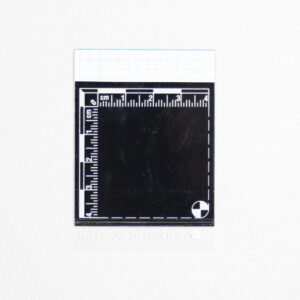 Folia pozytywowa z podkładką kontrastową czarną i ze skalą, 5x6cm/25 szt.