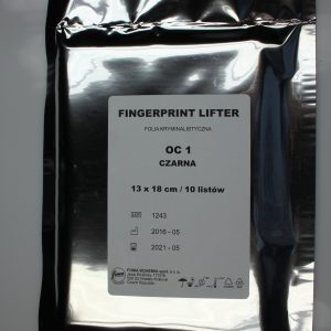 Folia żelatynowa czarna OC1 13cm x 18cm/10 szt.