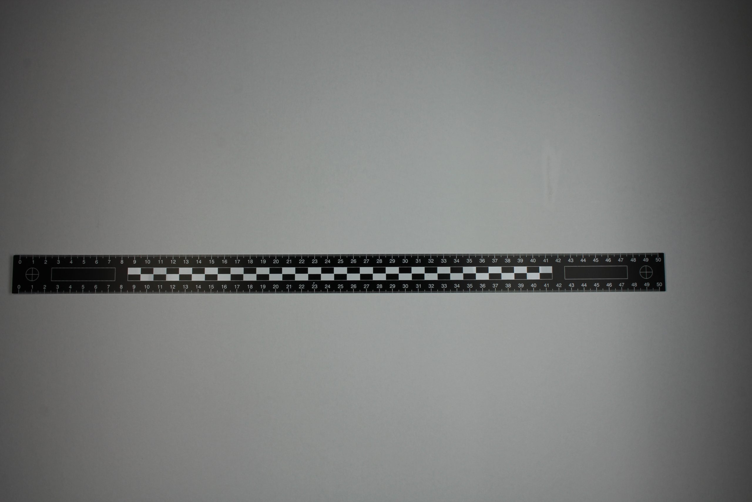 Linijka dowodowa plastikowa, 50 cm, dwustronna - obrazek 2