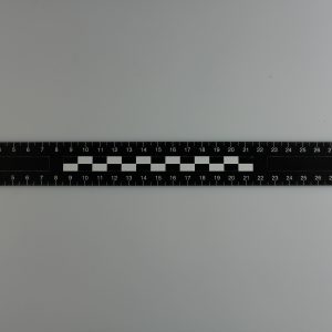 Linijka dowodowa plastikowa, 30 cm, dwustronna
