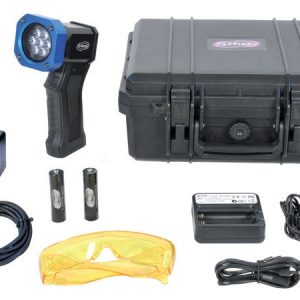 Zestaw latarki 455 nm ARIS w walizce