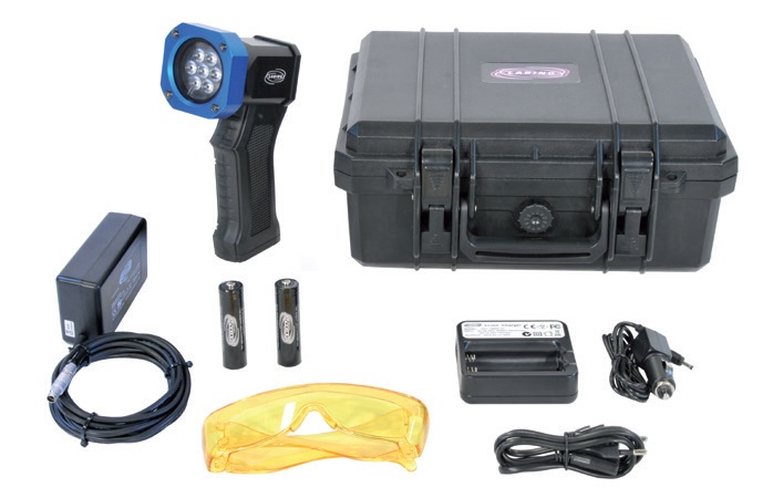 Zestaw latarki 455 nm ARIS w walizce - obrazek 2
